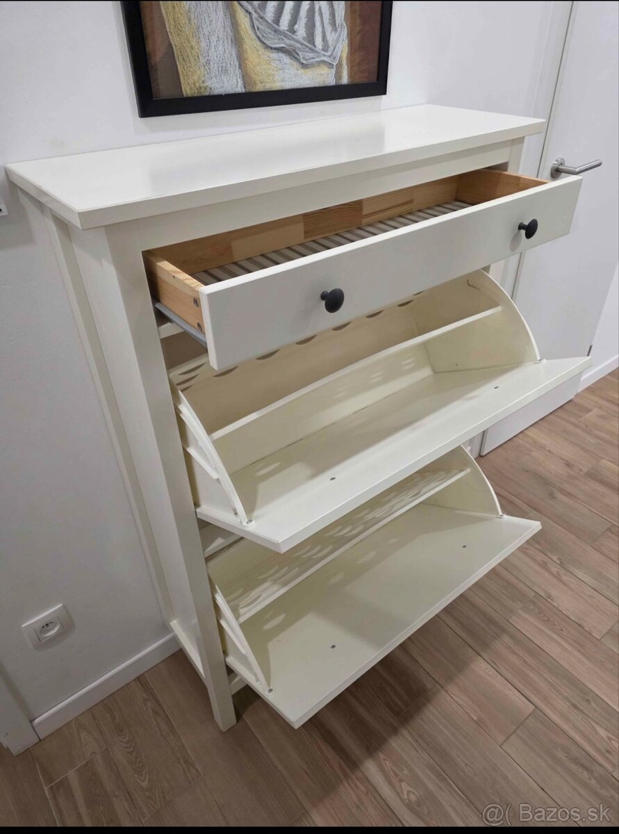 HEMNES Skrinka na topánky - 3