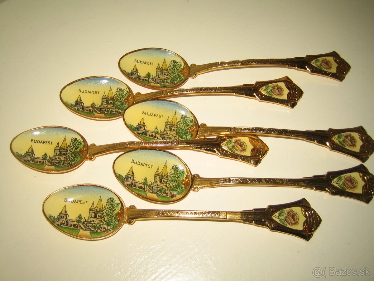 lyžičky porcelánovou výplňou - 3