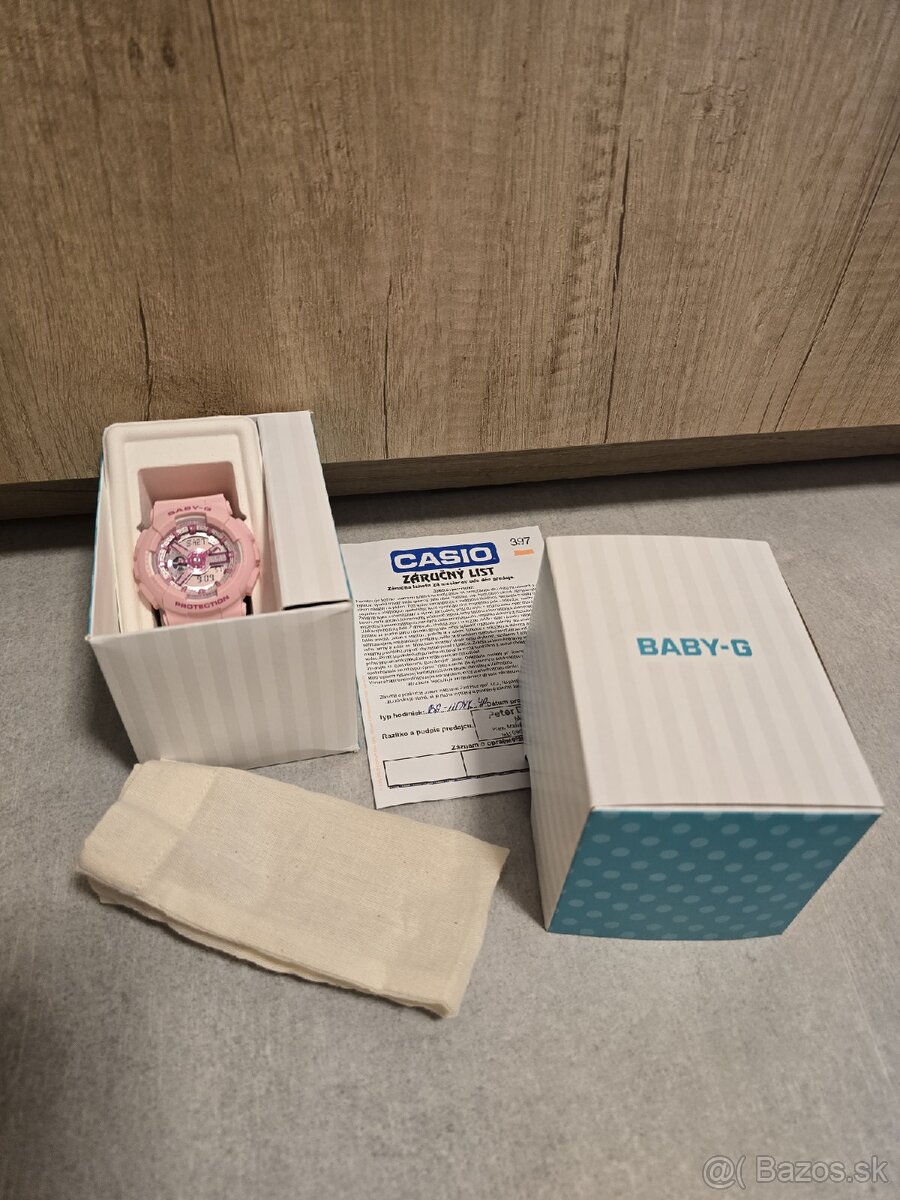 Predám nové dámske nepoužité hodinky Casio BABY -G v záruke - 3