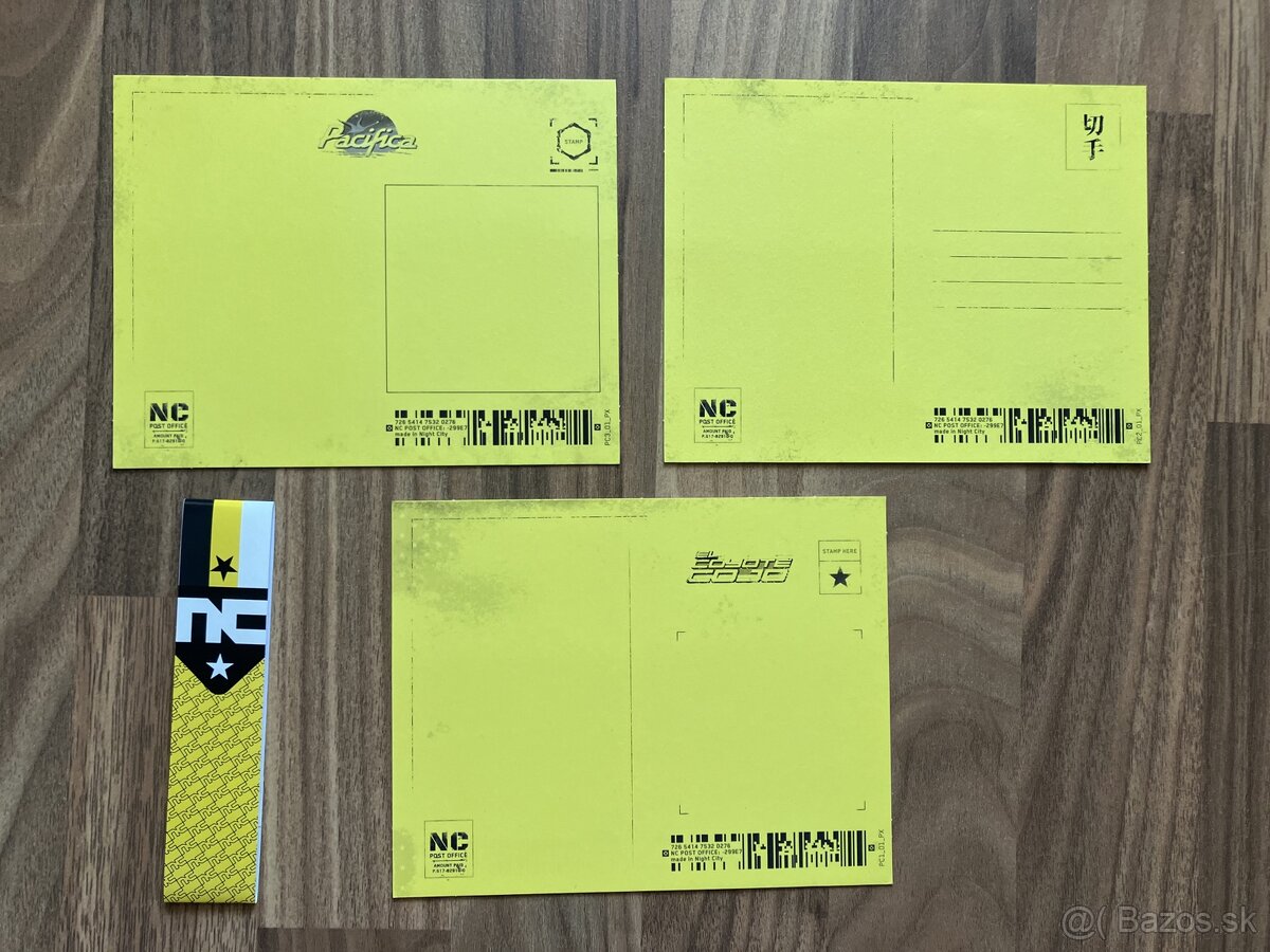 Cyberpunk 2077 mapa, pohľadnice, sprievodca, taška - 3