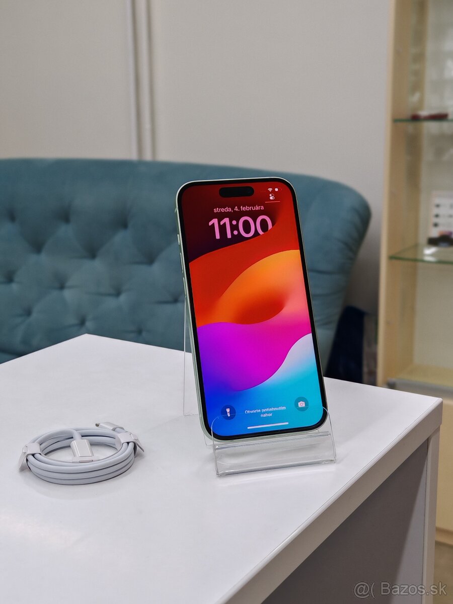 IPhone 15 128GB Green | ZÁRUKA 2 ROKY - 3
