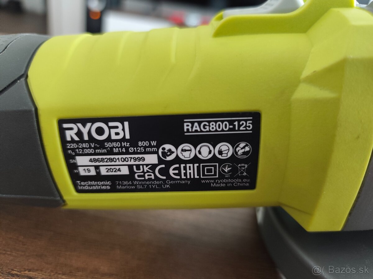 Brúska RYOBI RAG800/125 - 3