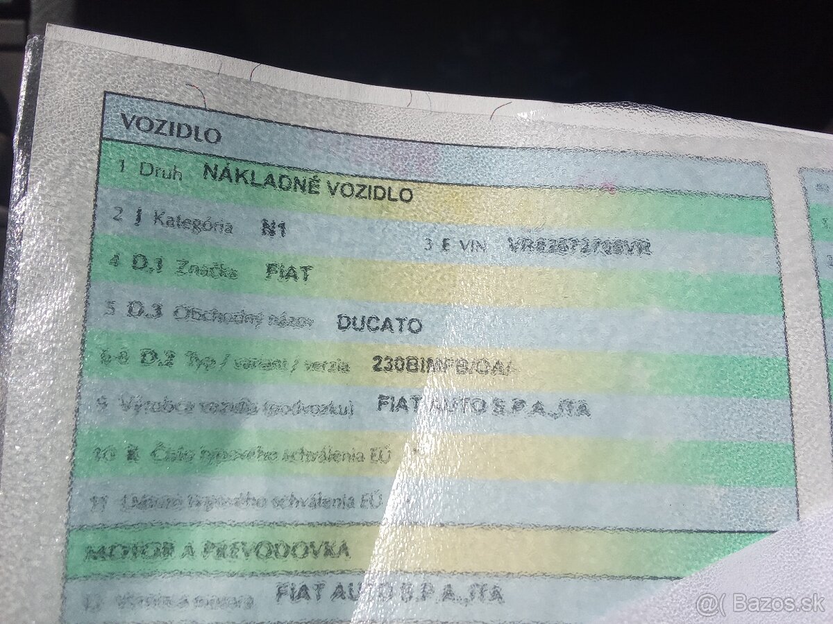 Predám motor 2,8D Fiat ducato - 3