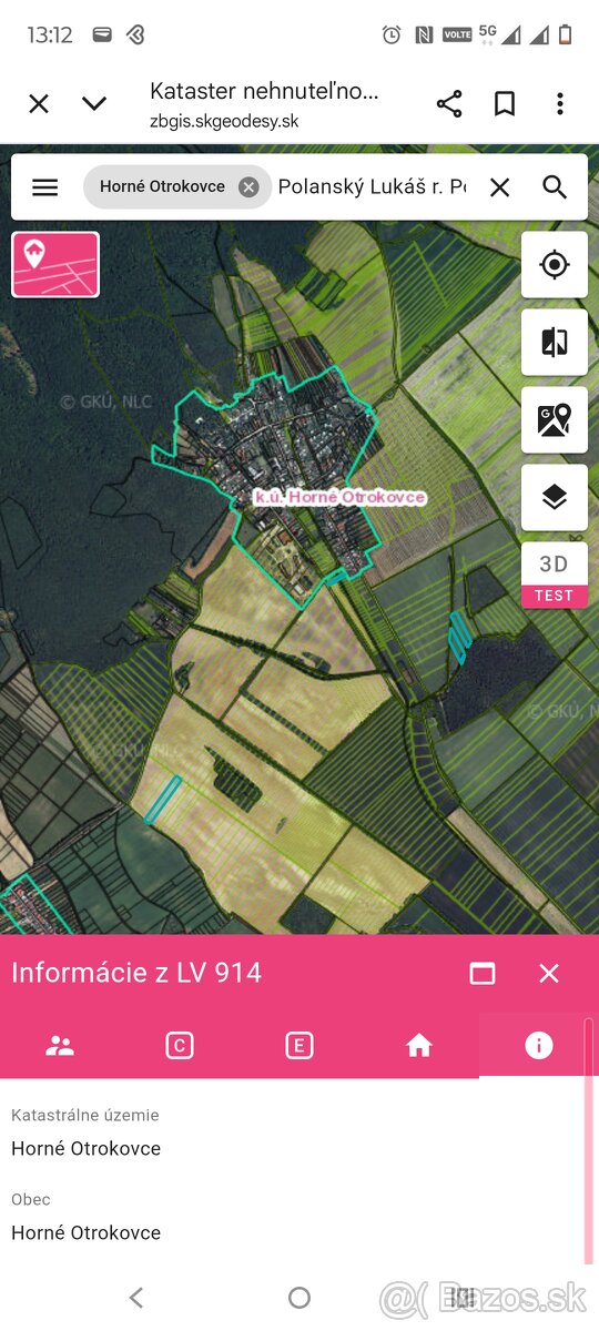 Orná pôda Horné Otrokovce 1,30 €/m2 - 3