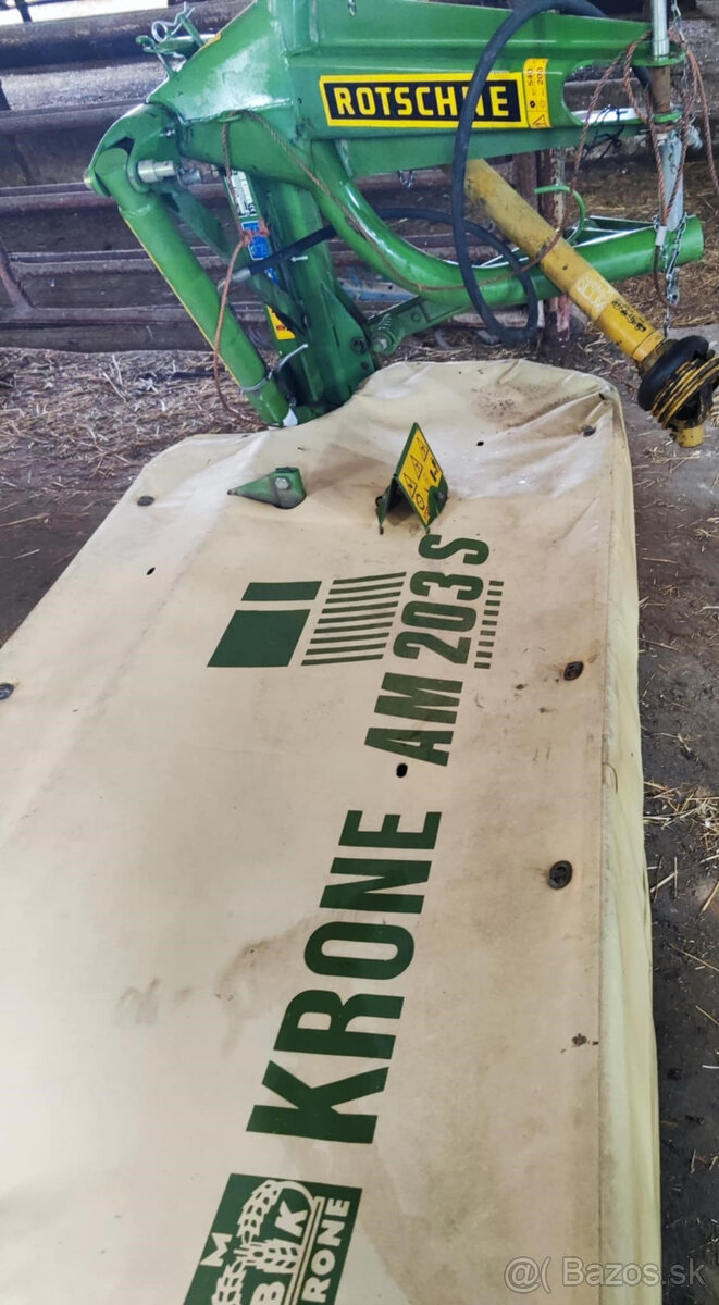 DISKOVÁ SEKAČKA KRONE AM 203-PERFEKTNI STAV - 3