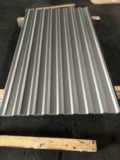 Trapézový polakovaný plech,T-18 Ral 9007 - 3