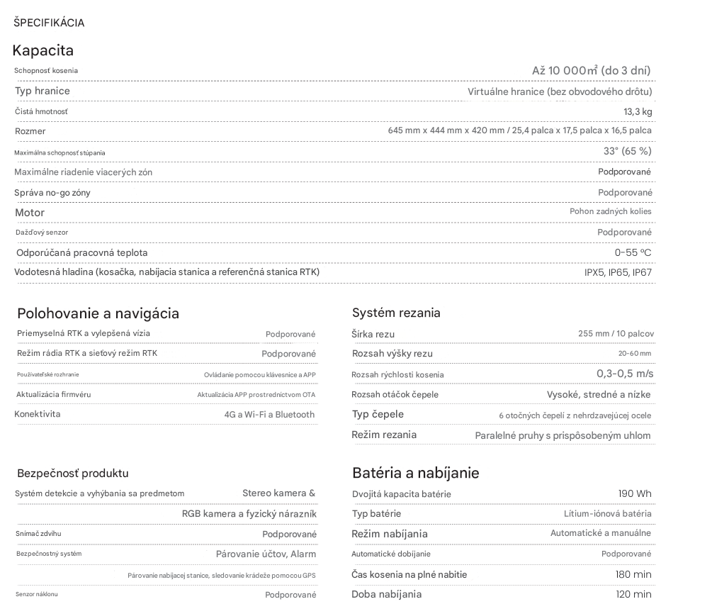 Robotická inteligentná kosačka - 3