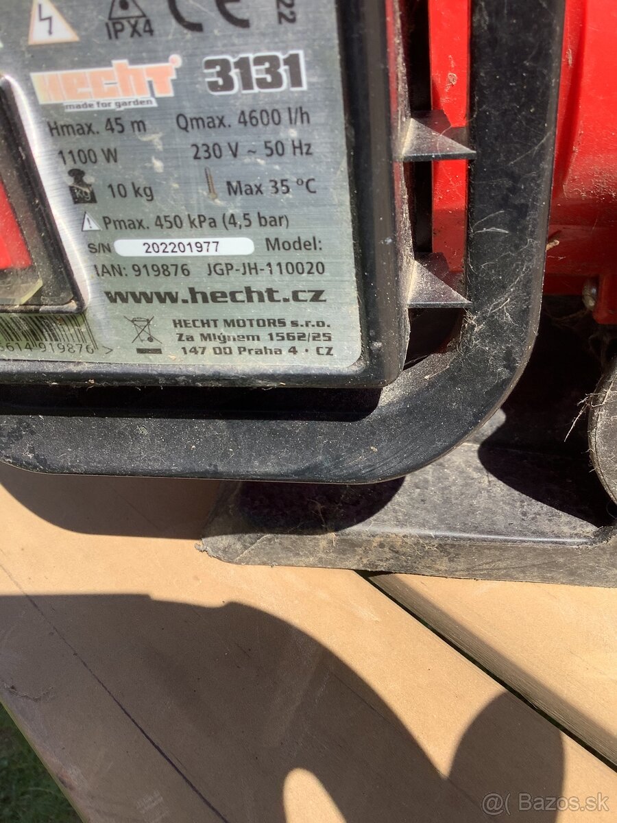 Záhradné čerpadlo Hecht - 3