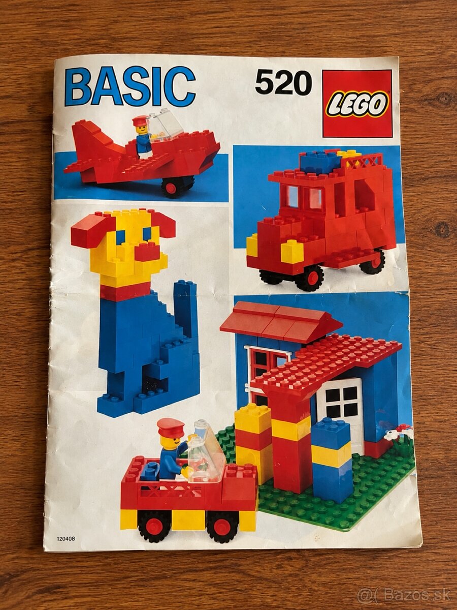 LEGO BASIC 520 – 1985 – kompletné balenie, krabica + návod - 3