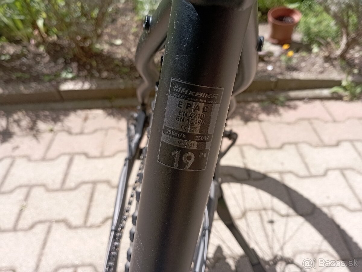 Maxbike Hakon 2.0 2024 19"čierna/šedá - 3
