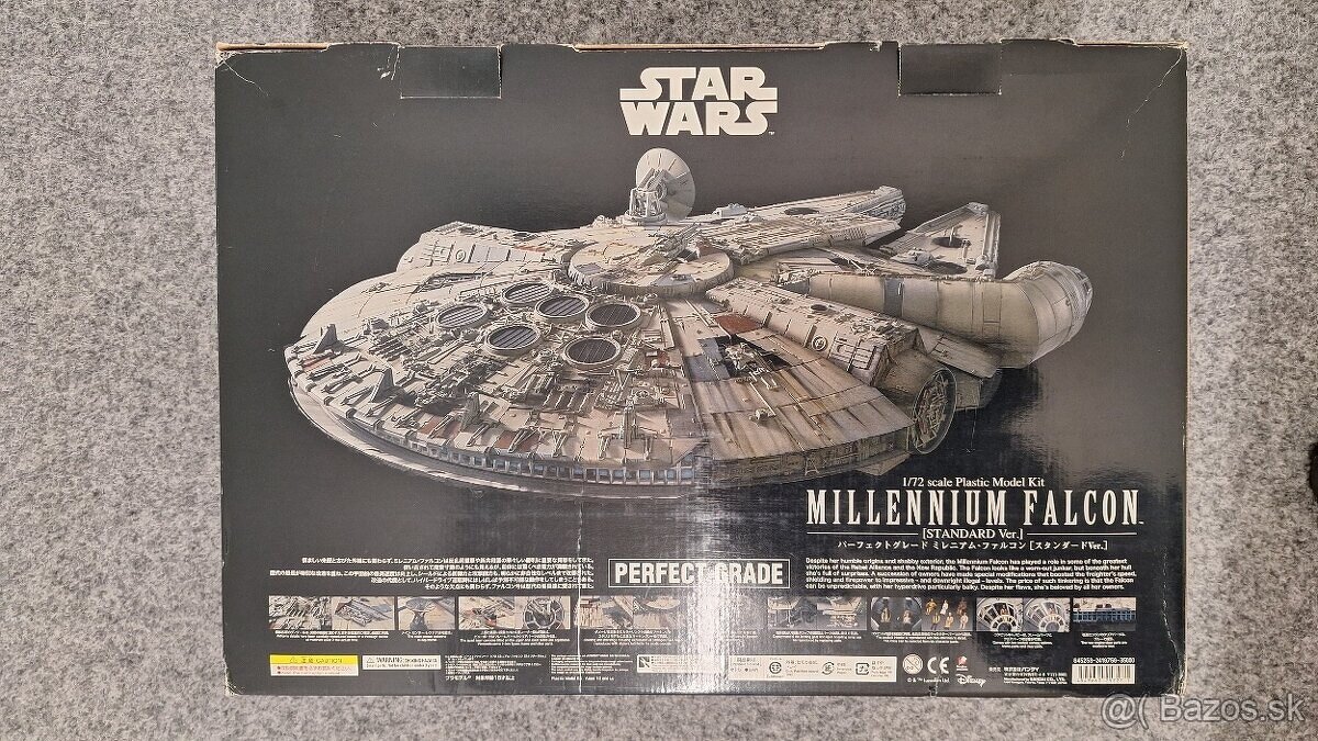 Predám plastikový model Millennium Falcon - Star Wars 1:72 - 3