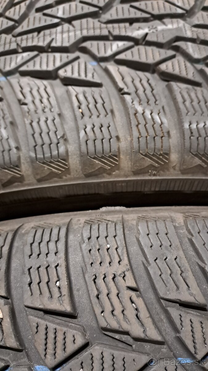 Predám 4ks jazdené zimné 215/60r16-99H Nokian - 3