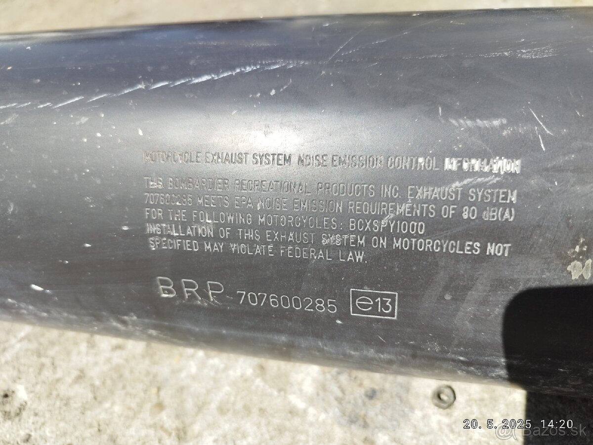 výfuk na trojkolku can-am,trajk, štvorkolku - 3