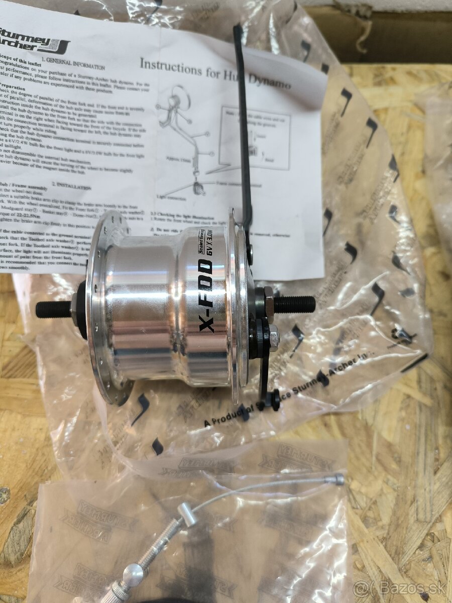 Sturmey archer prehadzovačka, dynamo, bubnová brzda - 3