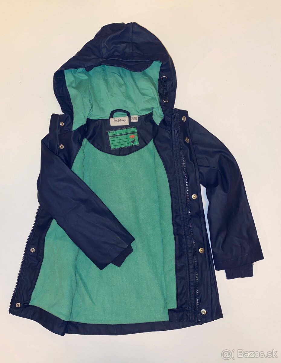 Impidimpi pogumovana podsita bunda do dazda 98/104 - 3