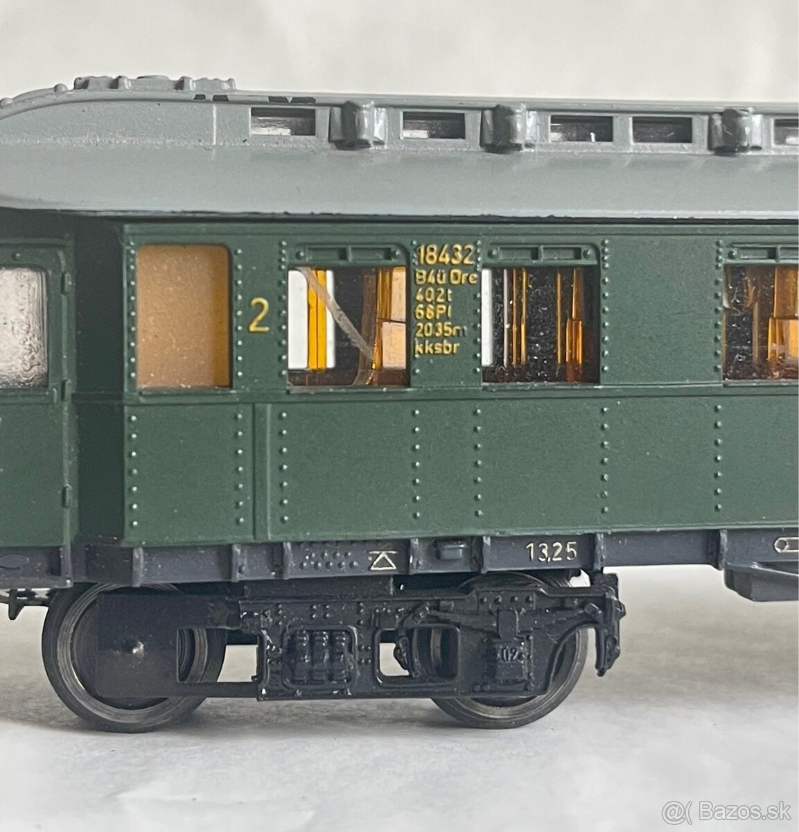 Vagón cupé DR 2 . trieda - železničné modely H0 - 3