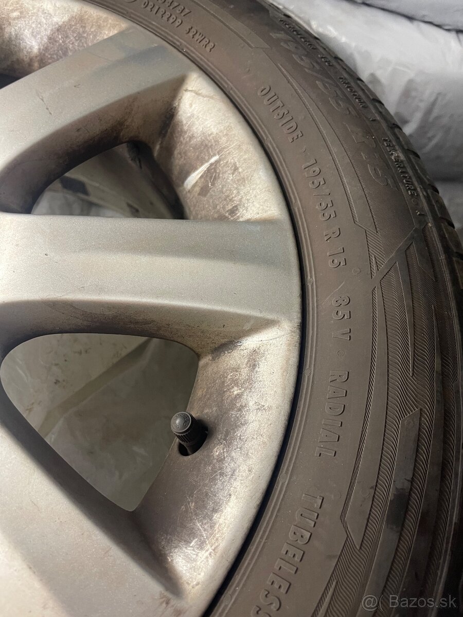 Predám elektróny 195/55 R15 - 3