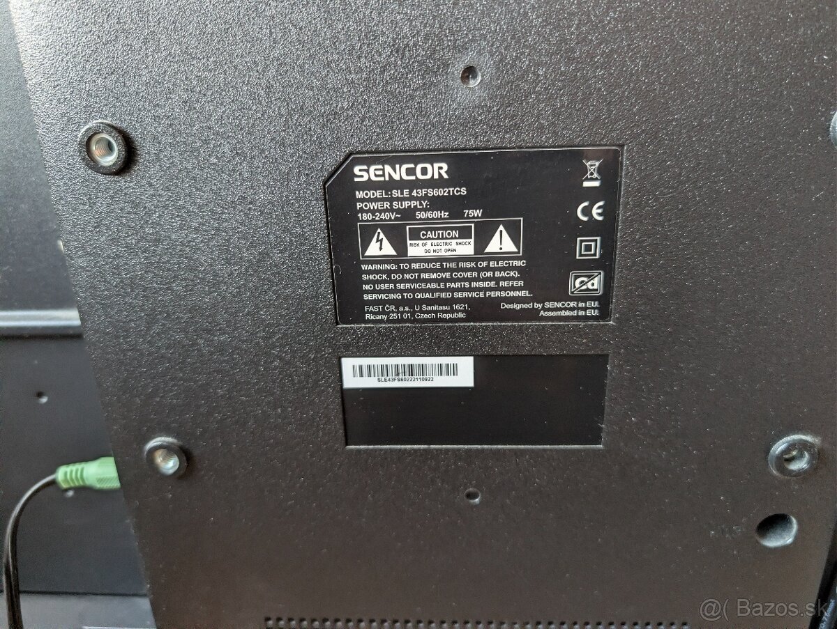 Smart TV 43" SENCOR SLE 43FS602TCS (Full HD) - 3