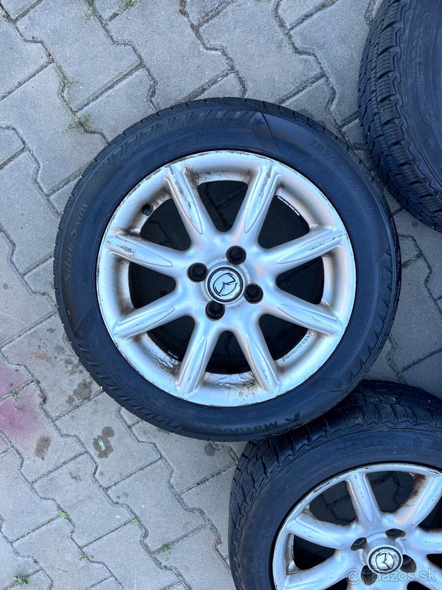Elektróny+zimne pneu 185/55R15 4X100 - 3