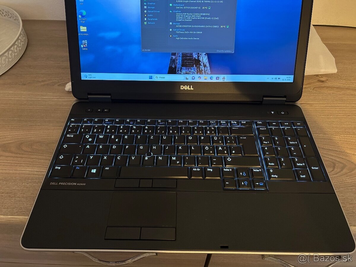 Profi Dell Precision m2800 s Fhd,i7,8gb ram,SSD,AMD Firepro - 3