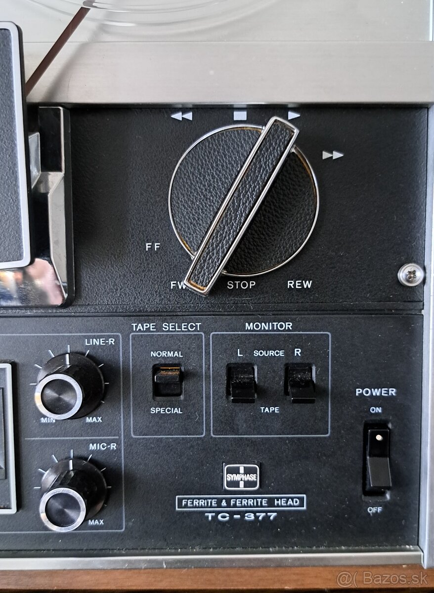 Kotúčový magnetofón SONY TC-377 - 3