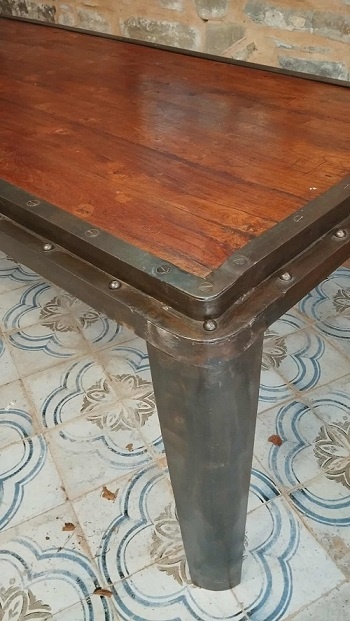 - 50% Jedálenský stôl z masívneho tíkového dreva z Indonézie - 3