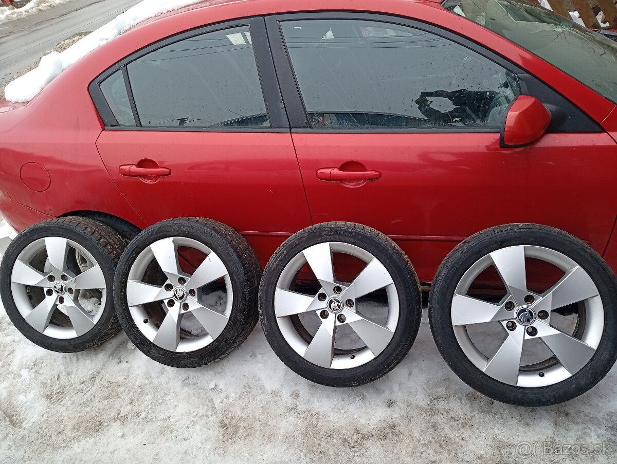 Predám disky Škoda Denom 5x112 r17 - 3