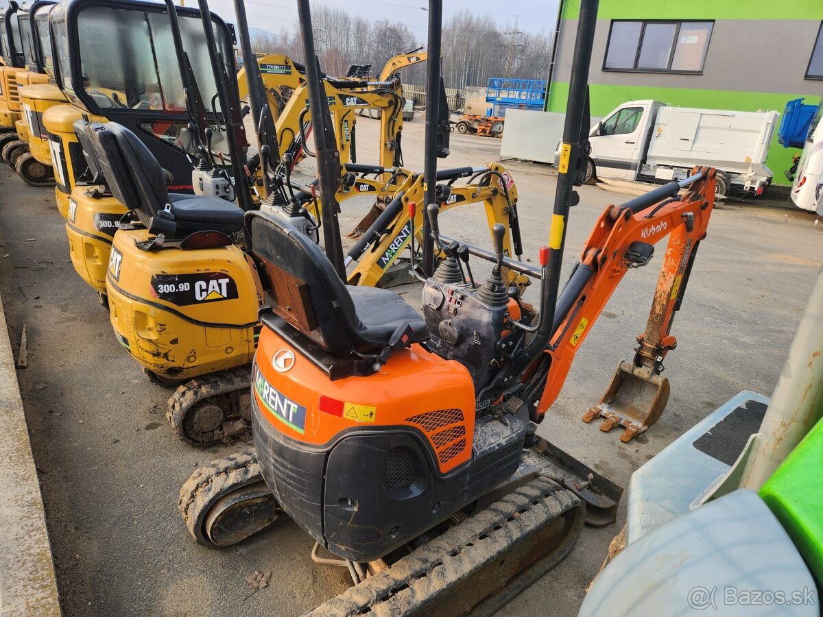 Minirypadlo Kubota U10, r.v.2019, 1241mth - 3