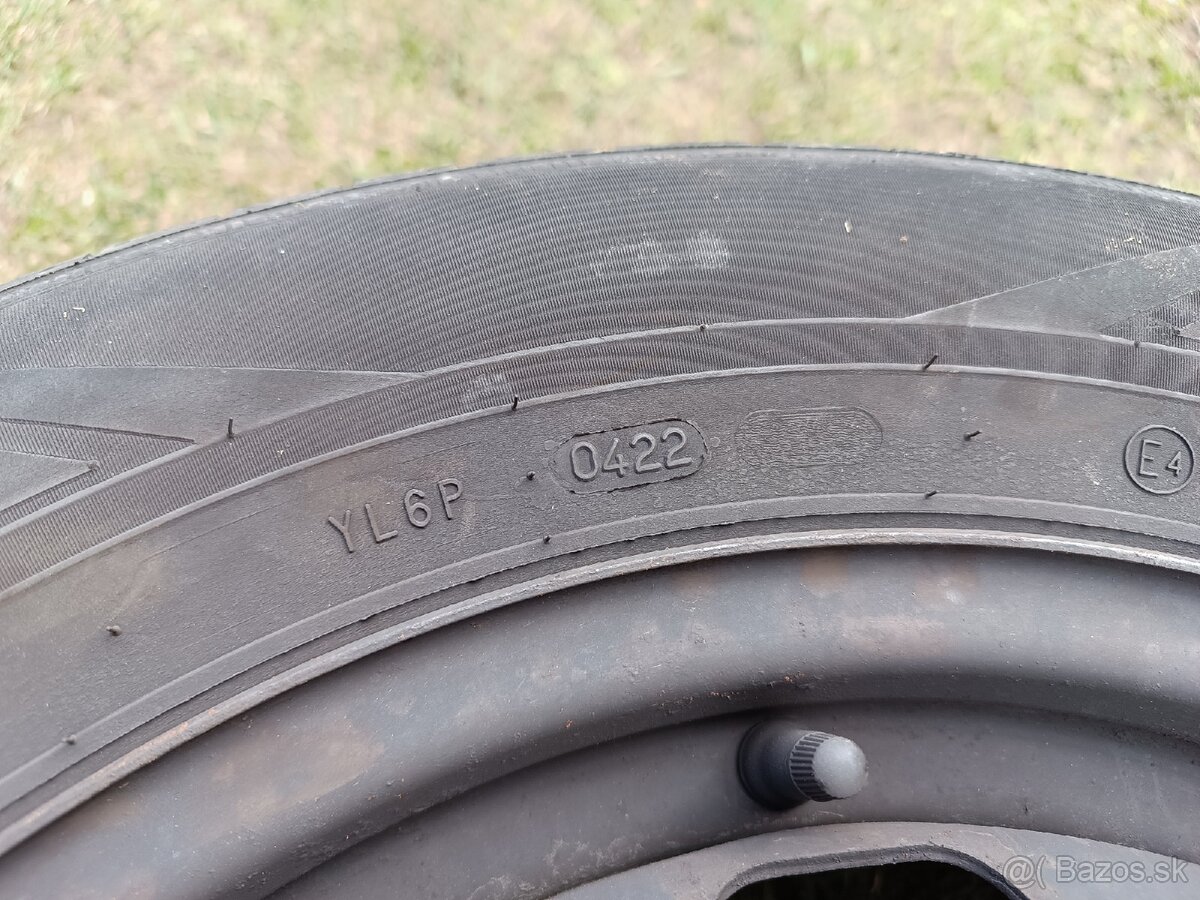 Pneumatiky na plechových diskoch - 3