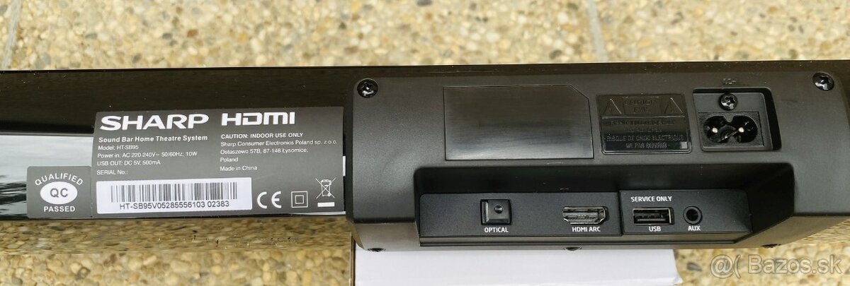 Predám soundbar SHARP 40 W. - 3