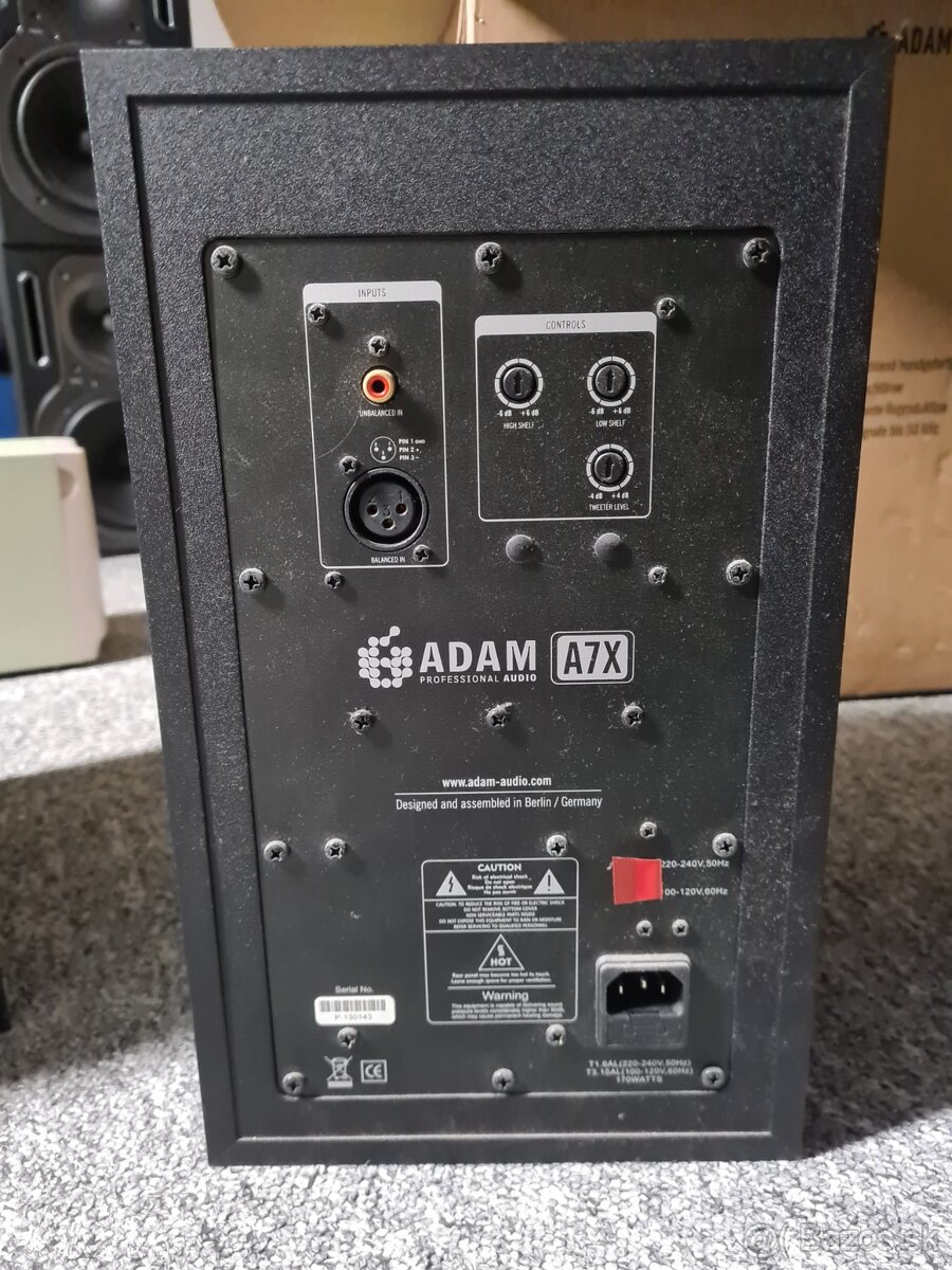 ADAM A7X – štúdiové monitory (3 ks, top stav) - 3