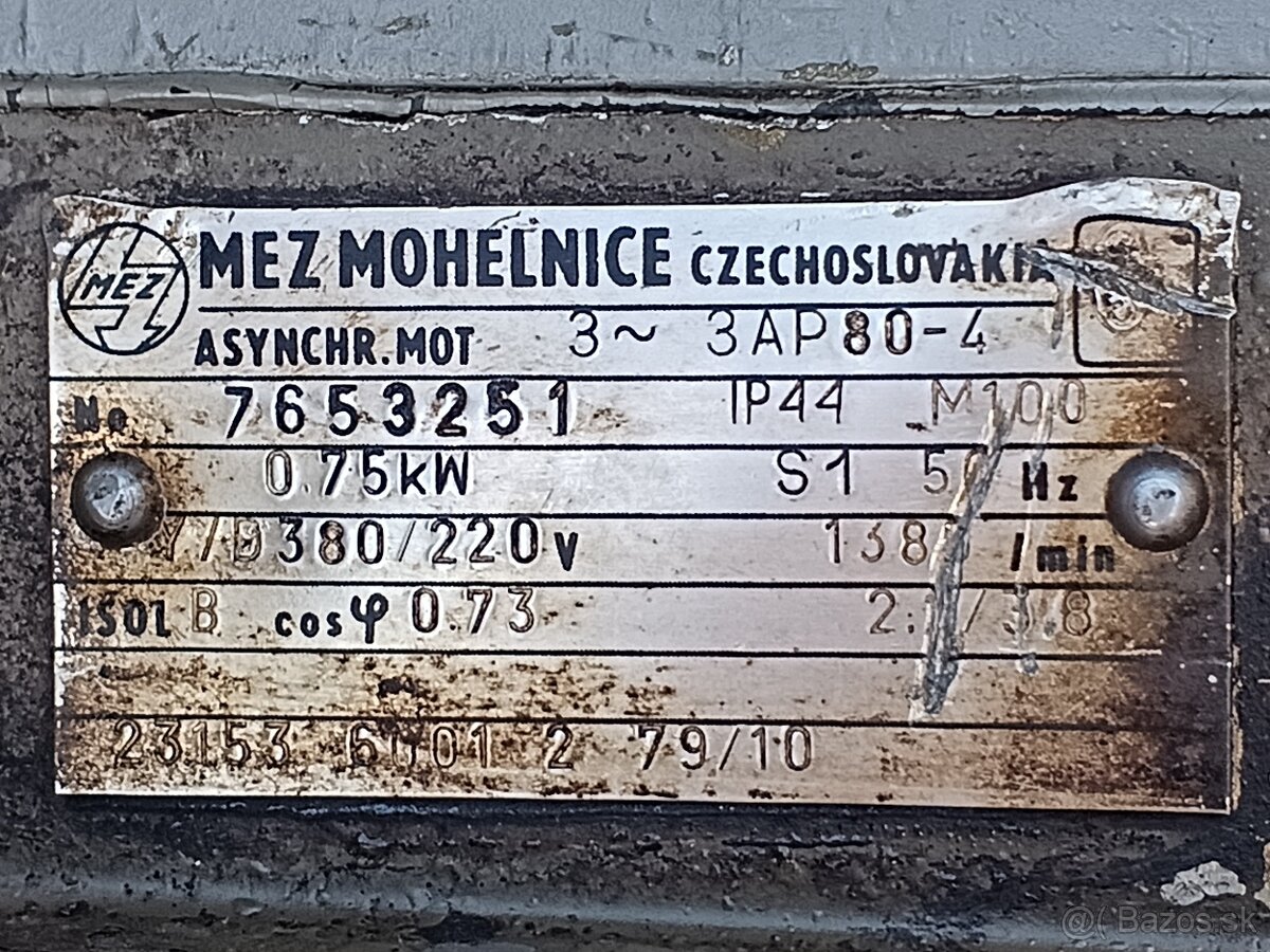 elektromotor 0,75 kW - 3