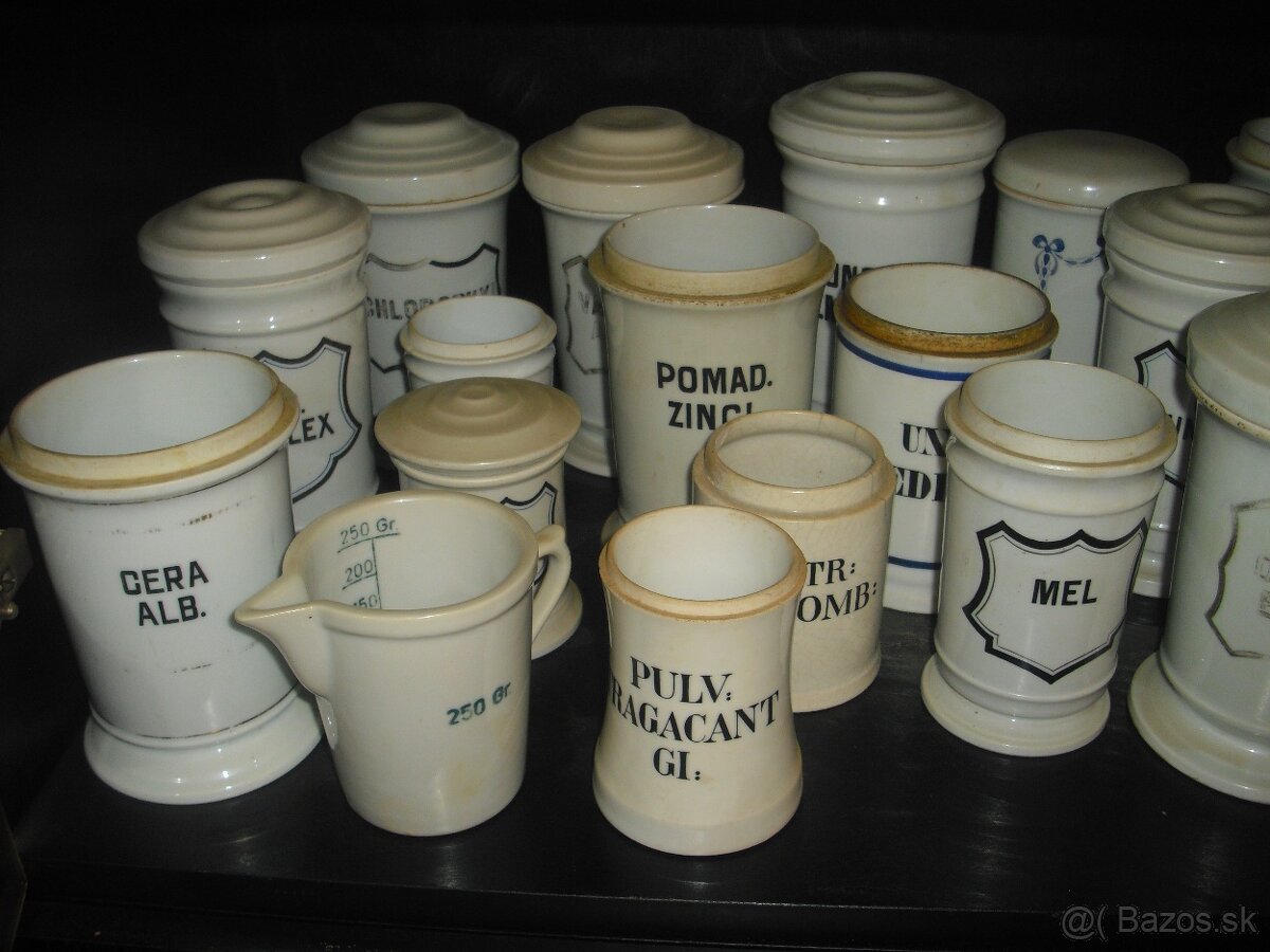 Predam zbierka starozitna lekarenska nadoba, flaska... - 3