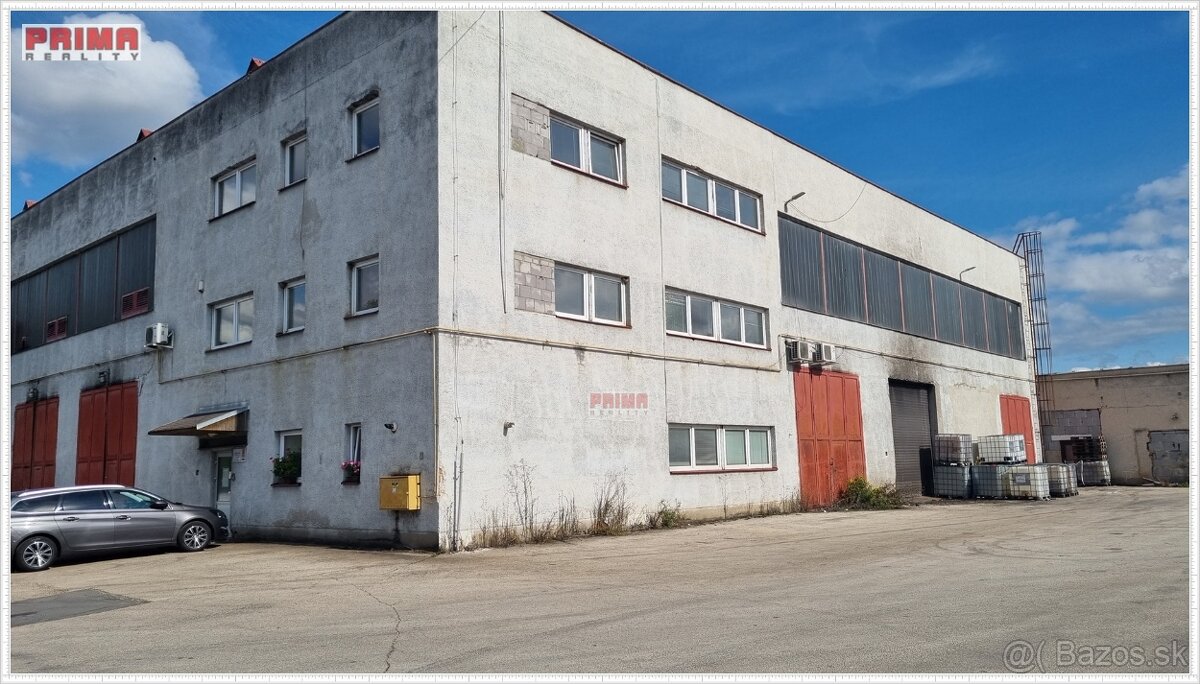 ID 2811 Predaj: Priemyselný objekt – výrobná hala 3. 077 m2 - 3