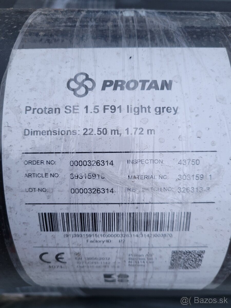 PVC hydroizolačná fólia PROTAN - 3