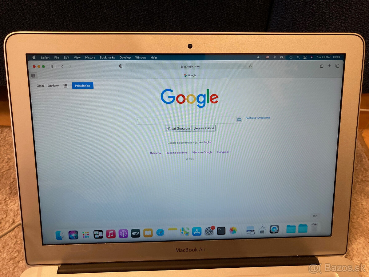 Predám Apple MacBook Air 13" i5 Mid 2013 8 GB DDR3 128 GB - 3