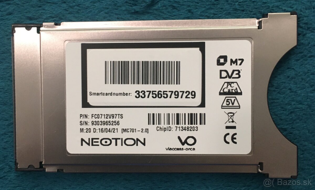 Predám satelitný TV modul CAM701 pre SKYLINK - 3