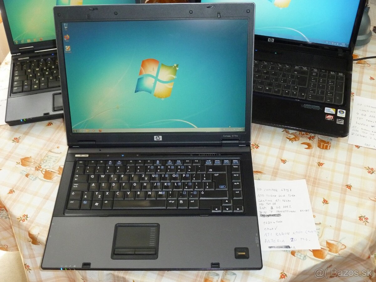 Predám notebooky HP Compaq s Windows 7 - 3
