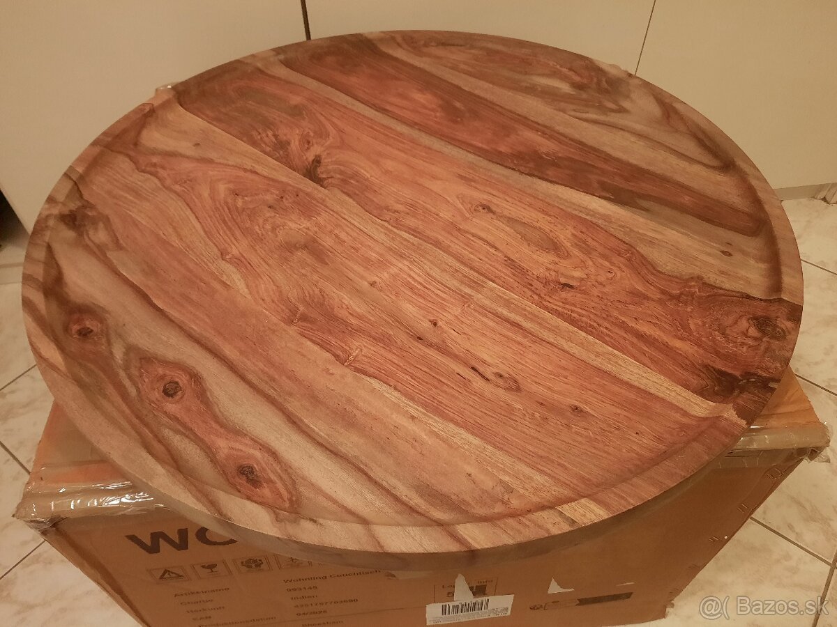 Konferenčný stolík palisander 75 cm - 3