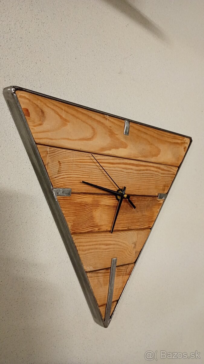Závesné hodiny hand made - 3