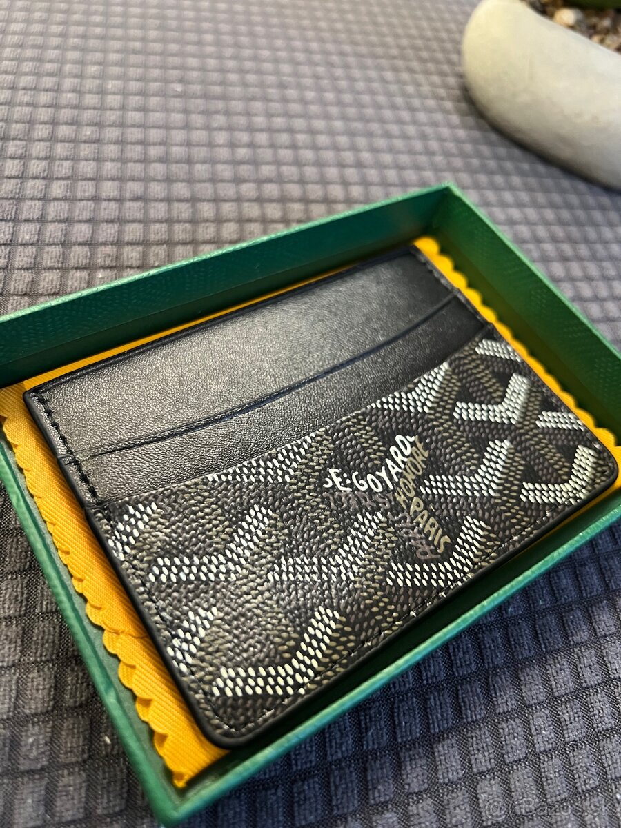 Cardholder goyard čierny - 3