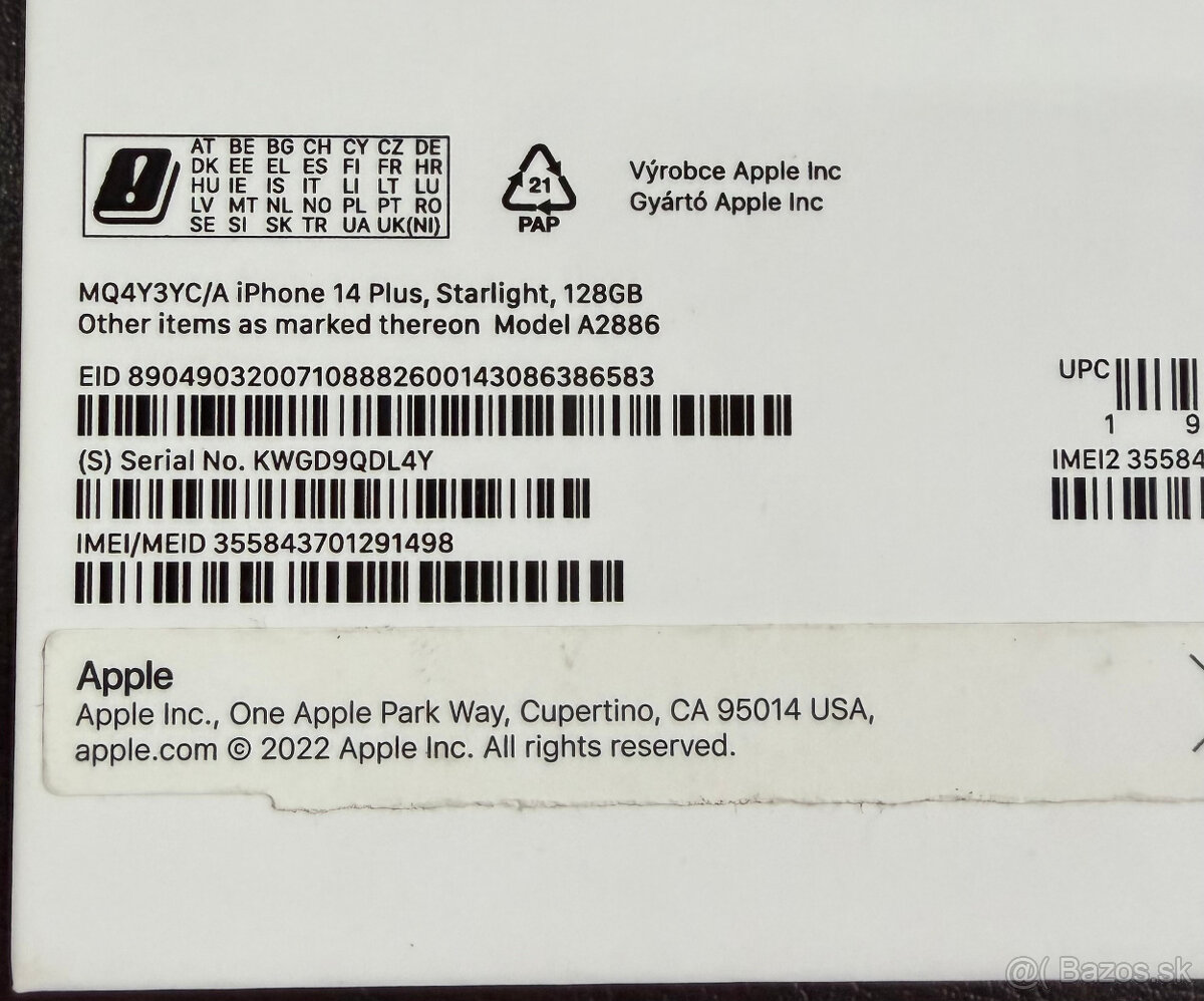 Apple iPhone 14 Plus 128GB - 3