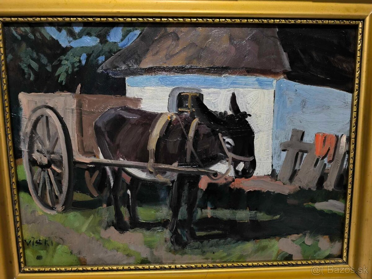 János Viski - olejomaľba - 3