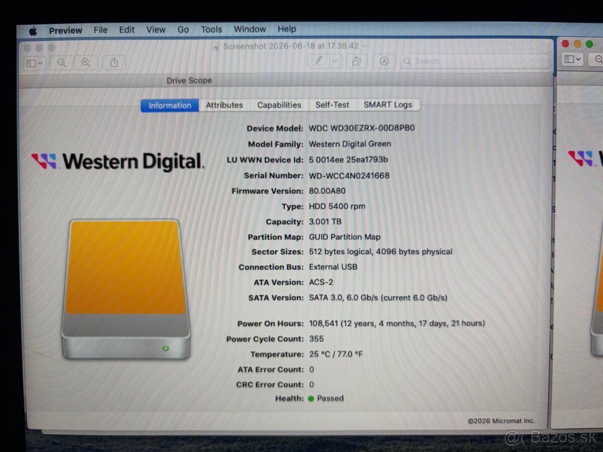 Pevný disk WD Green 3TB - 3