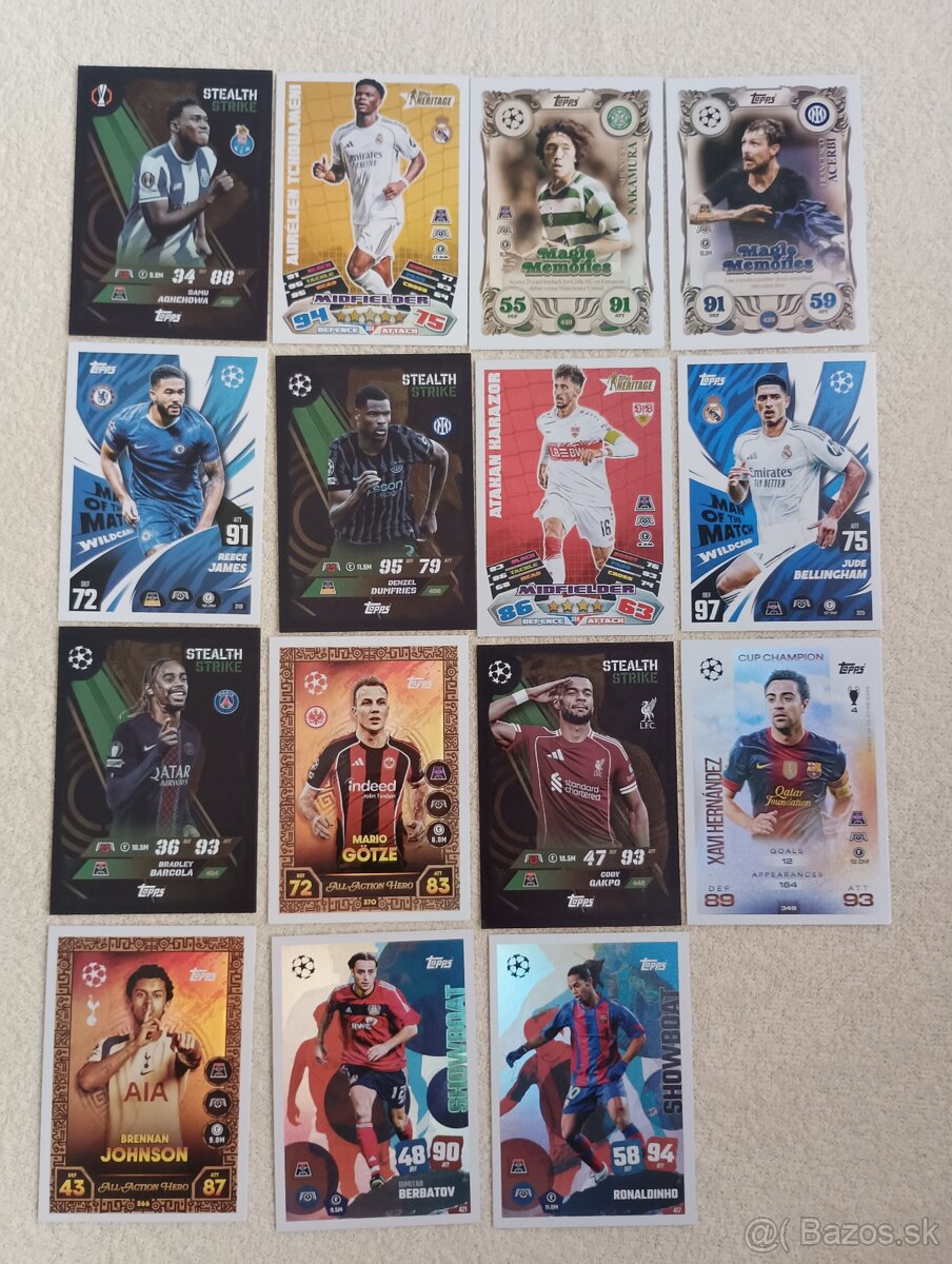 Topps Match ATTACK Ronaldinho Xavi Bellinghan - 3