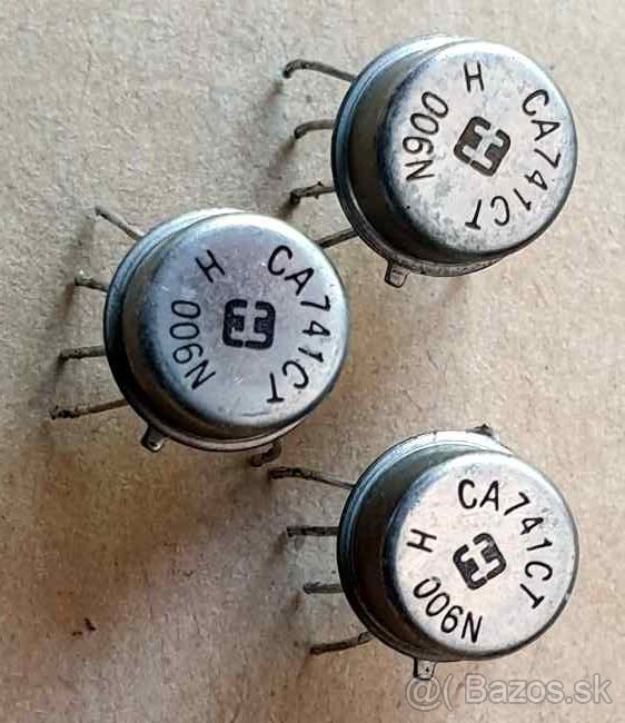 integrovaný obvod TESLA + CA741 - 3