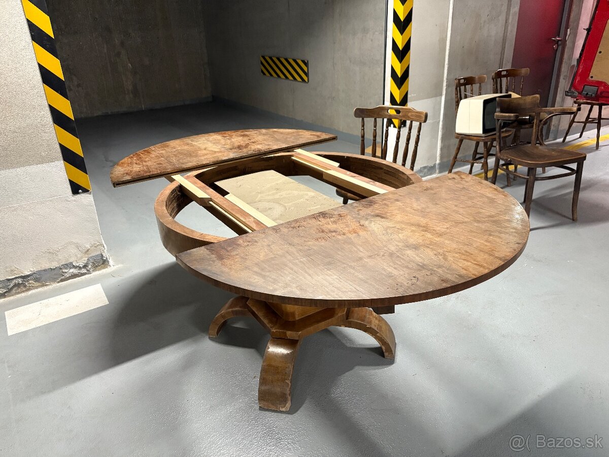 Art deco masívny stôl - 3