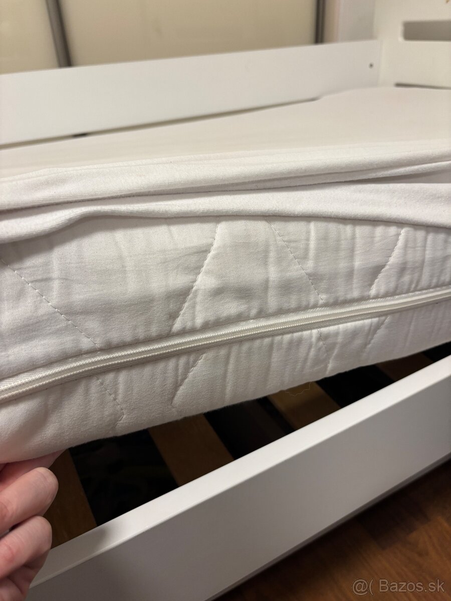 Detká posteľ s úložným priestorom + kvalitny matrac 2x - 3