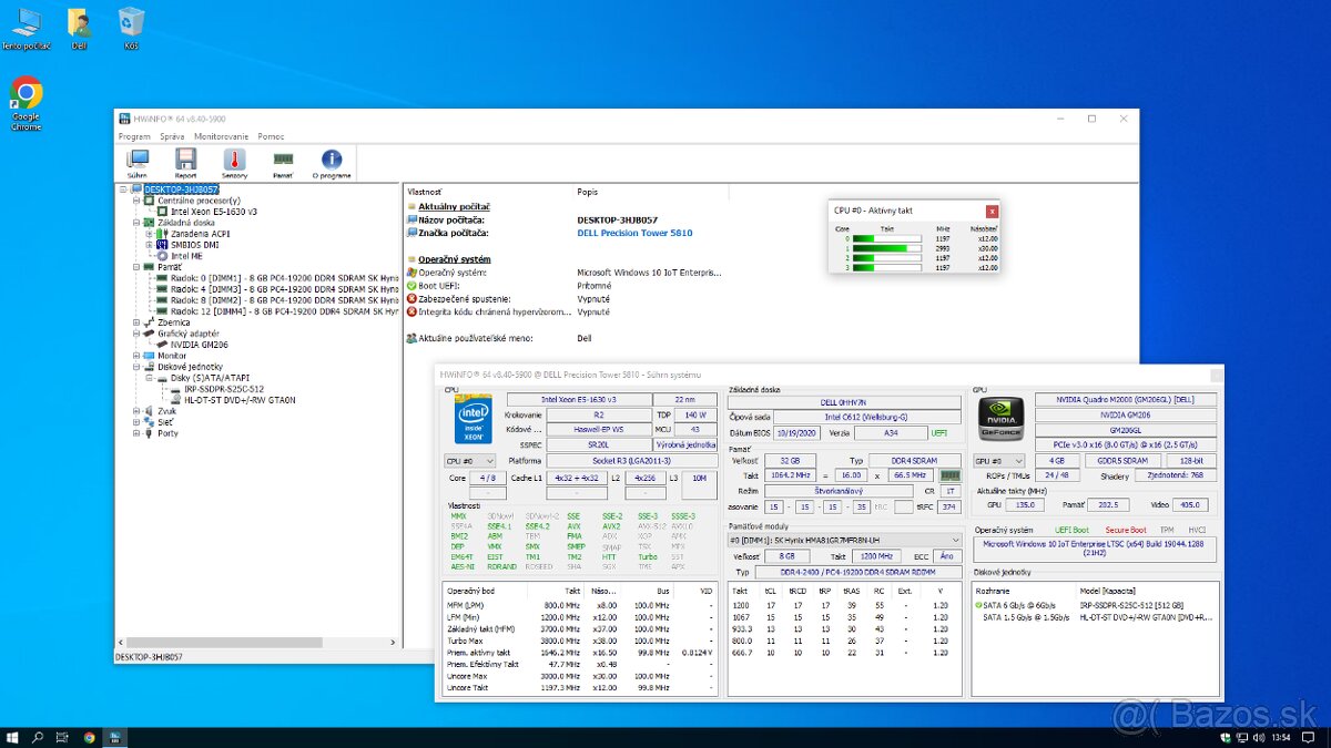 Dell Precision T5810 Xeon 1630/32GB/512GB SSD/Quadro M2000 - 3