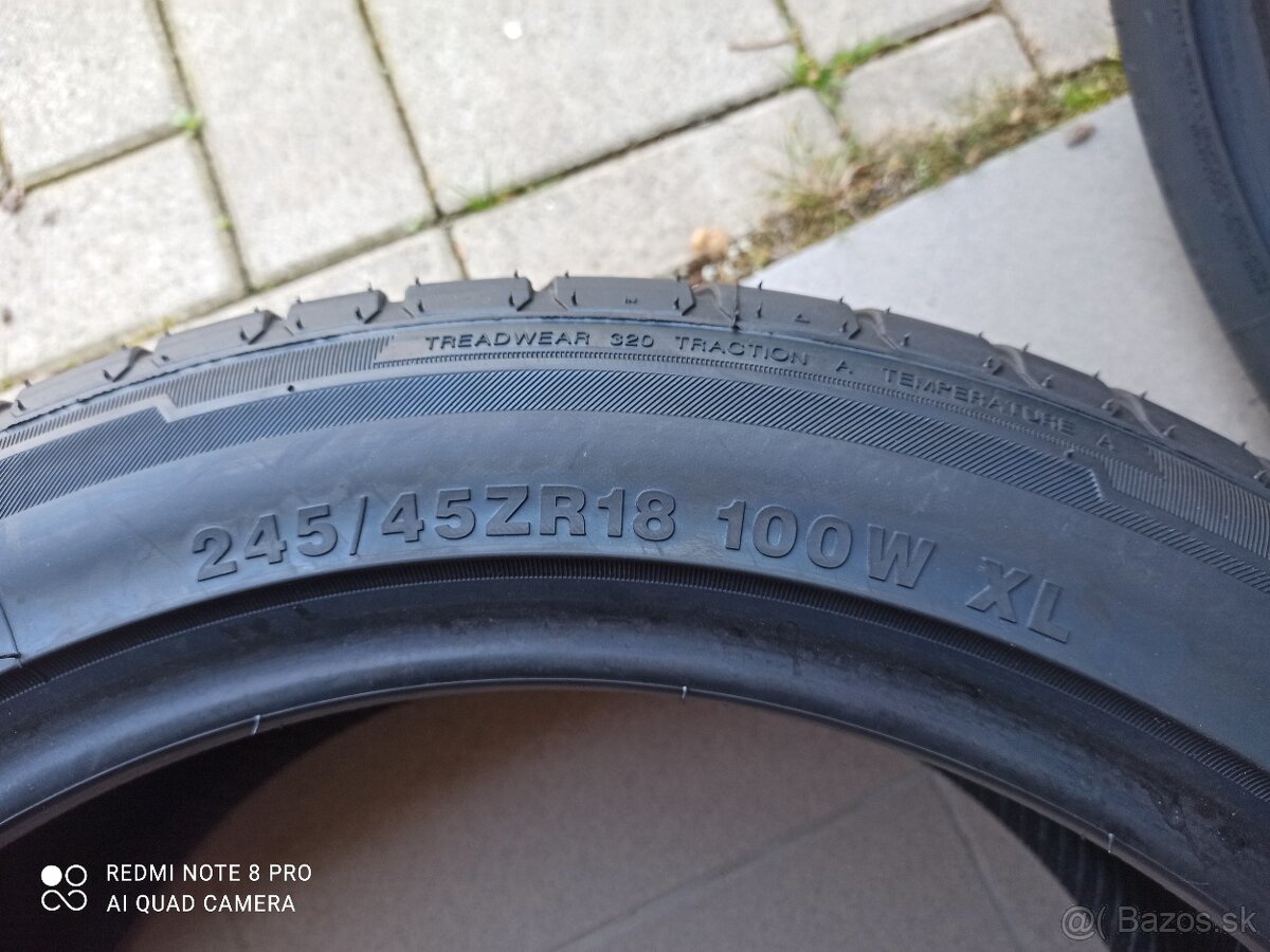 letne pneu 245/45 R18 - 3